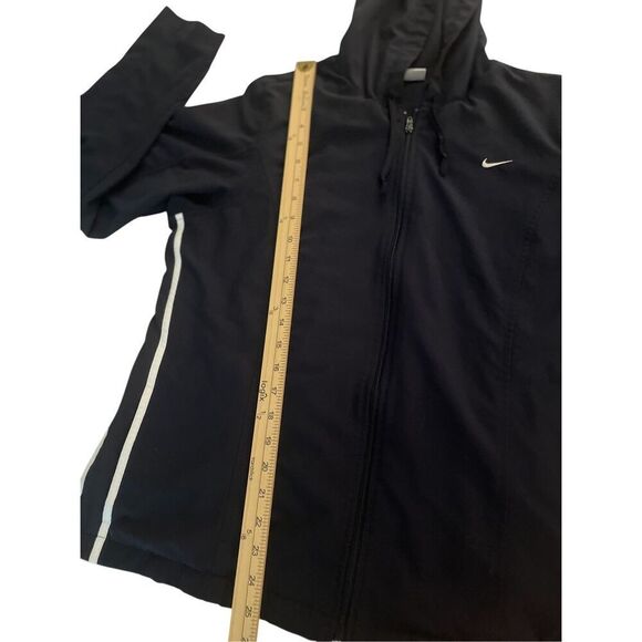 Nike Women’s Blue Full Zip Lightweight Hooded Jacket Size Large 12-14 - Picture 7 of 12